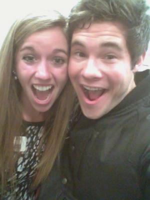 Ashley with actor and comedian, Adam DeVine