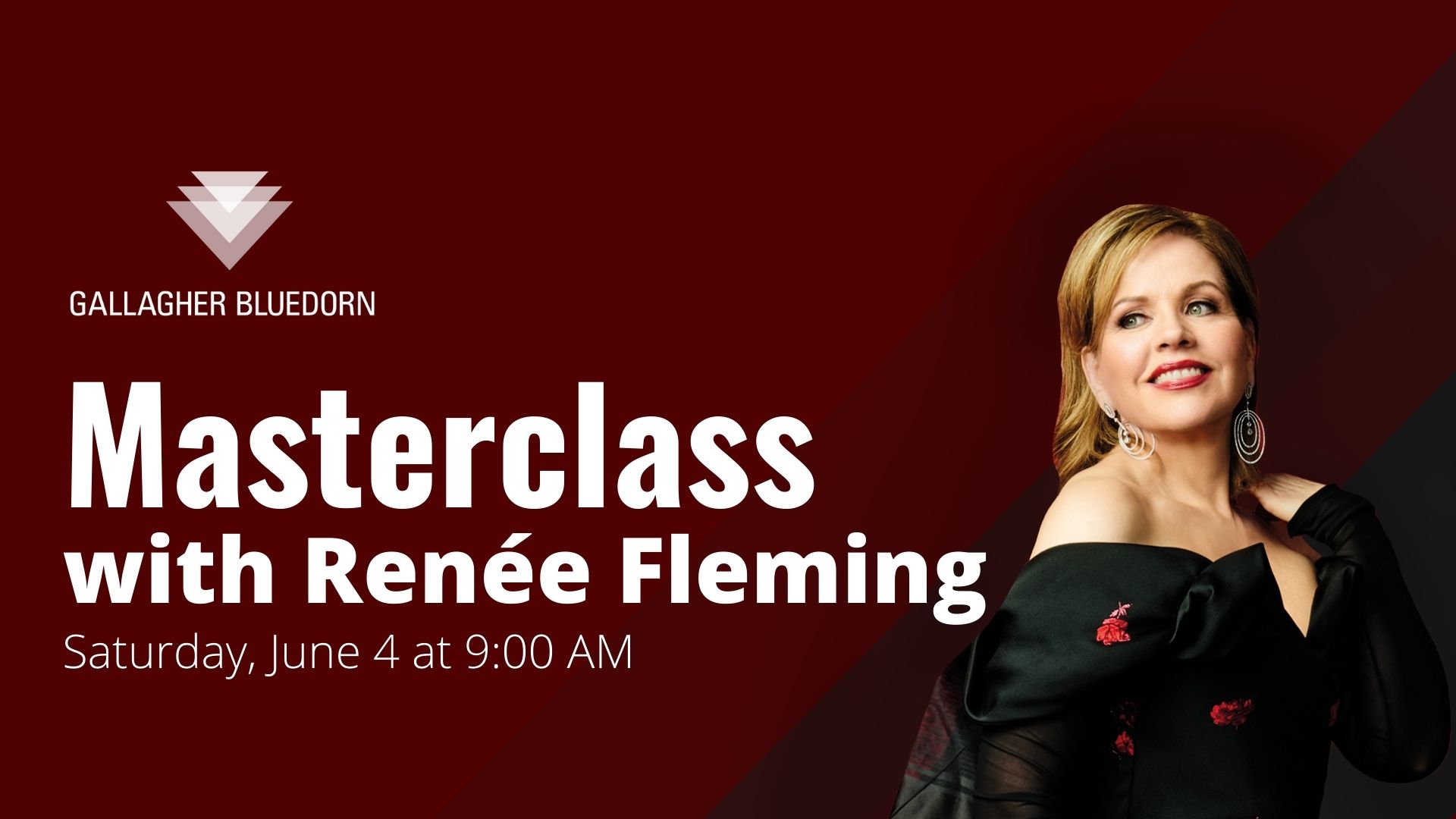 Masterclass with Renee Fleming