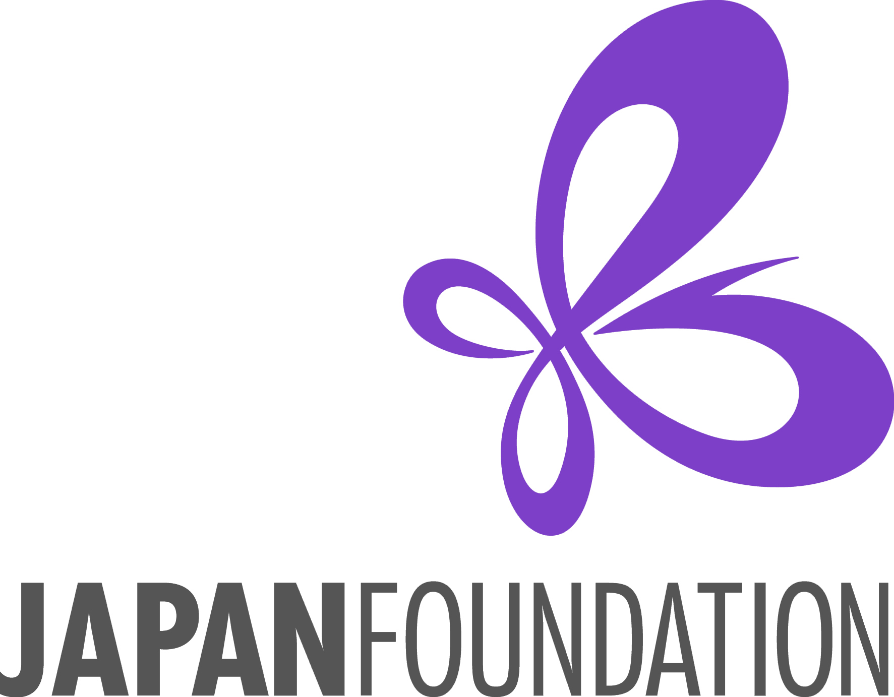 Purple butterfly logo with text that reads Japan Foundation