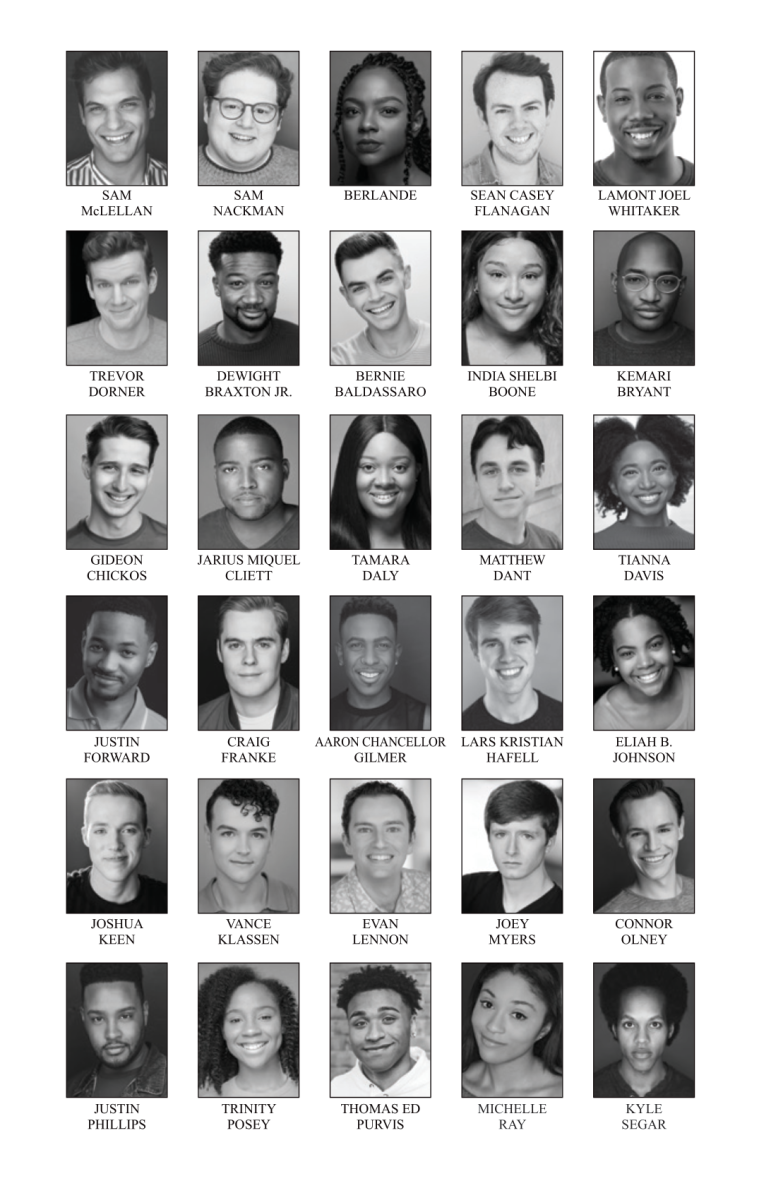 Book of Mormon cast list with photos