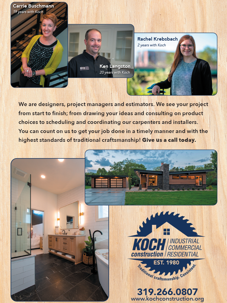 Koch Construction ad