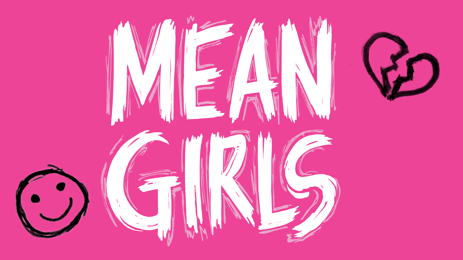 Mean Girls on pink background