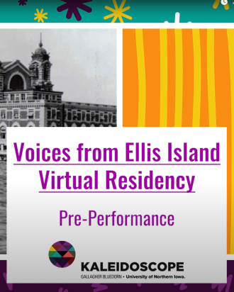 Voices from Ellis Island Virtual Residency Pre-Performance