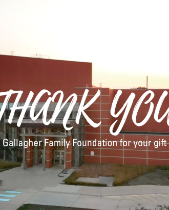 Thank You Gallagher Family Foundation $1 Million Gift
