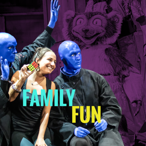 Family Fun with Blue Man Group and Madafascar